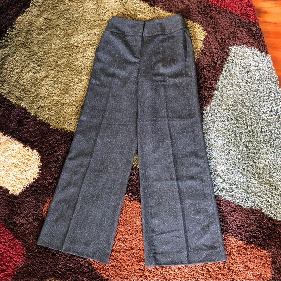 NWOT WHBM Speckled Black & White Wide Leg Trousers - Picture 2 of 8